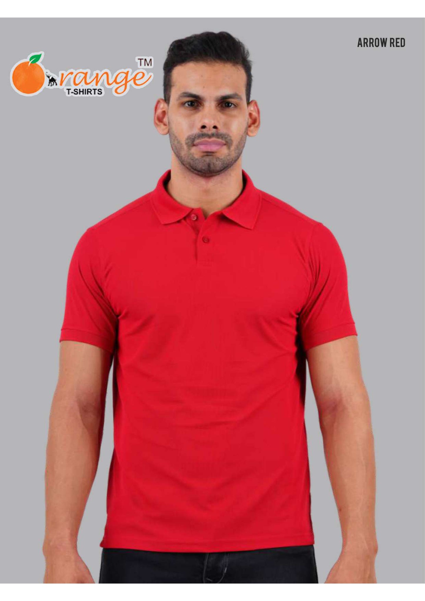 ARROW RED POLO T-SHIRT