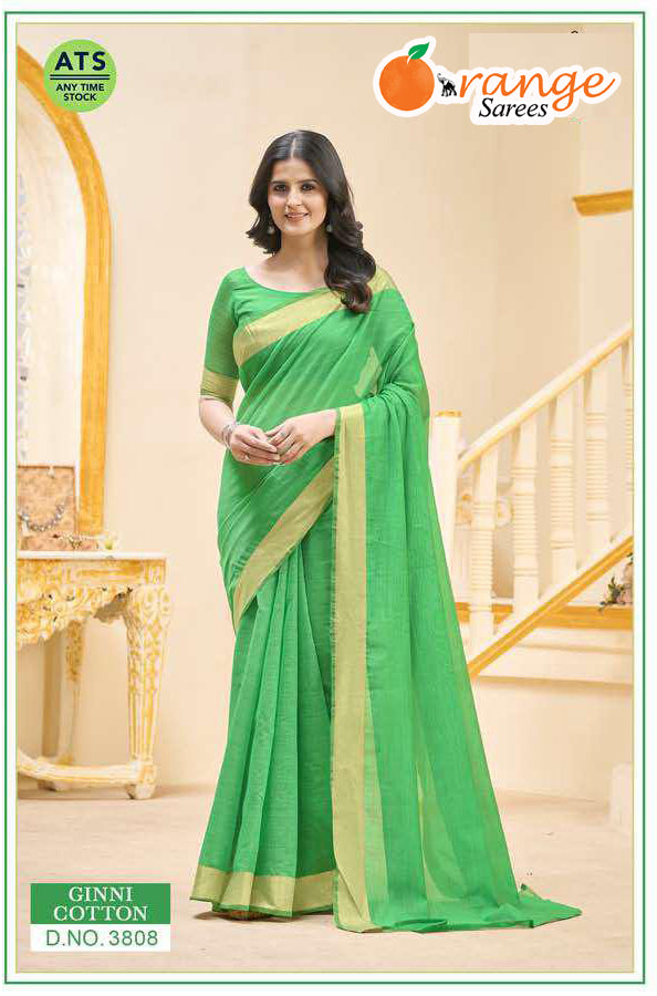 GINNI COTTON TEACHERS SAREES