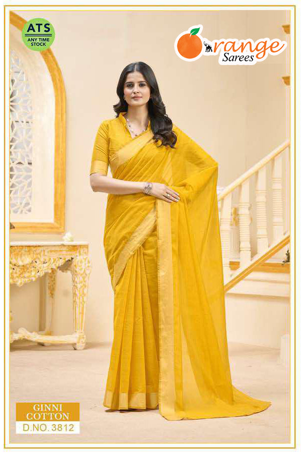 GINNI COTTON TEACHERS SAREES