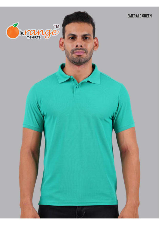 EMERALD GREEN POLO T-SHIRT
